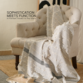 100% Organic Cotton Premium Throws - Sky