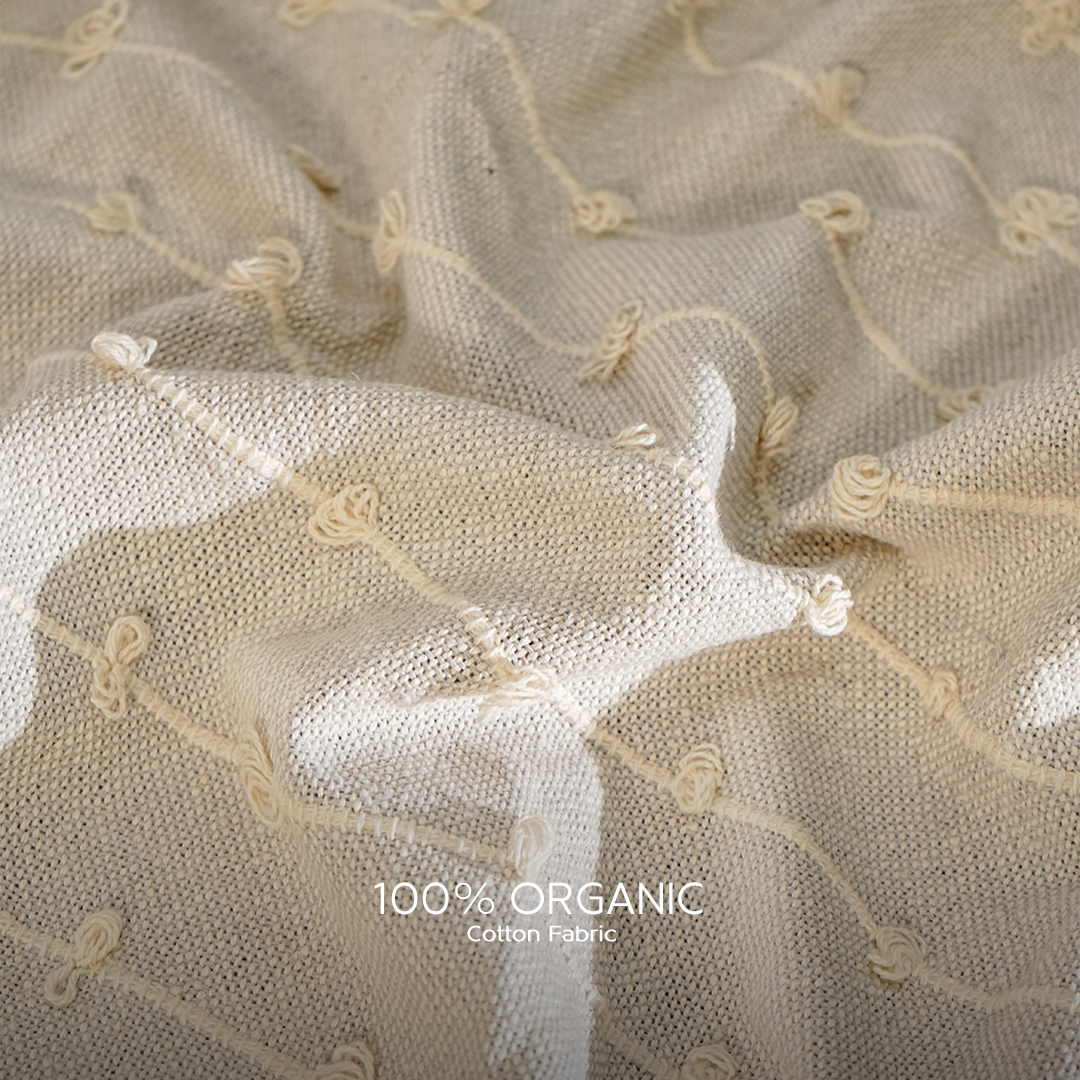 100% Organic Cotton Premium Throws - Sky