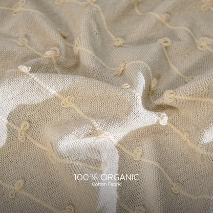 100% Organic Cotton Premium Throws - Sky