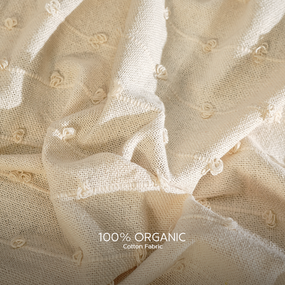 100% Organic Cotton Premium Throws - Almond