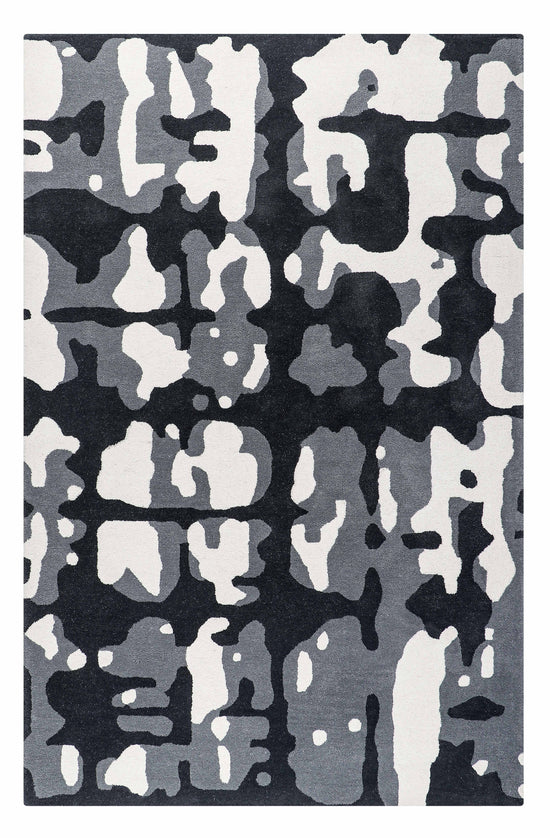 Abstract Wool Rug