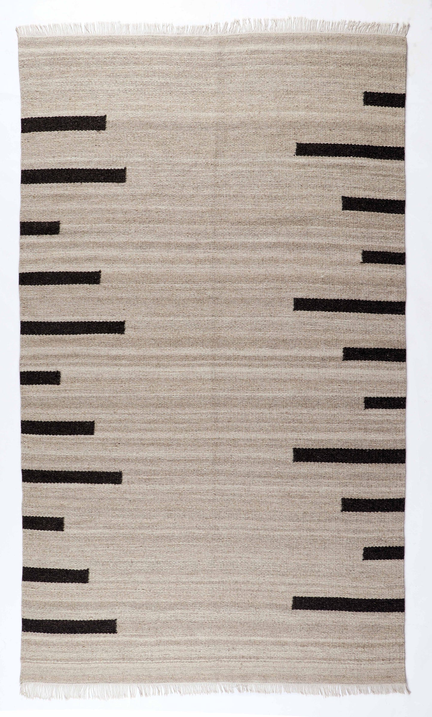 Bar Wool Flatweave Rug