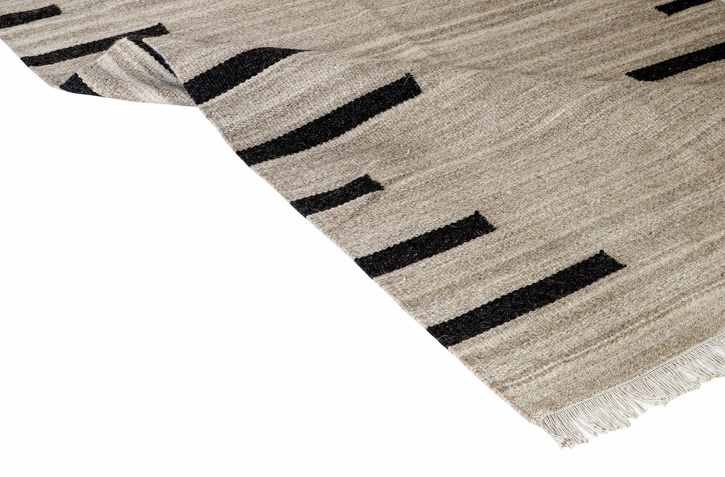 Bar Wool Flatweave Rug